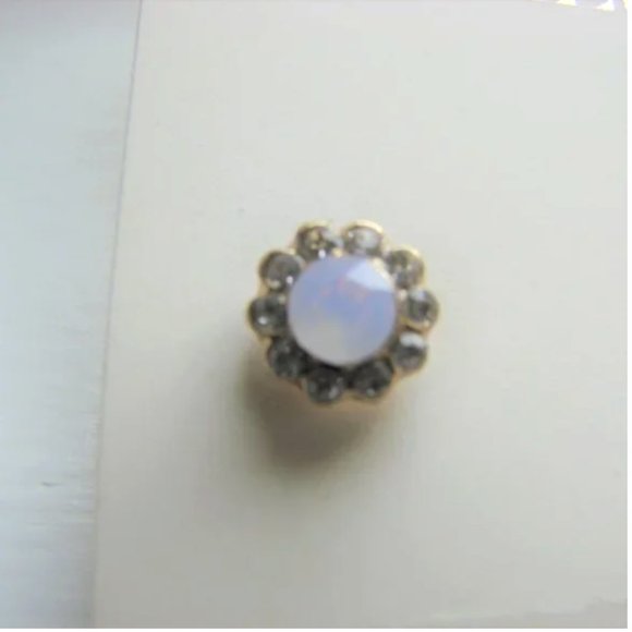 Real Crystal Earrings Pink Purple Faux Diamond Stud Sparkly Brand NEW NWT - Picture 5 of 7